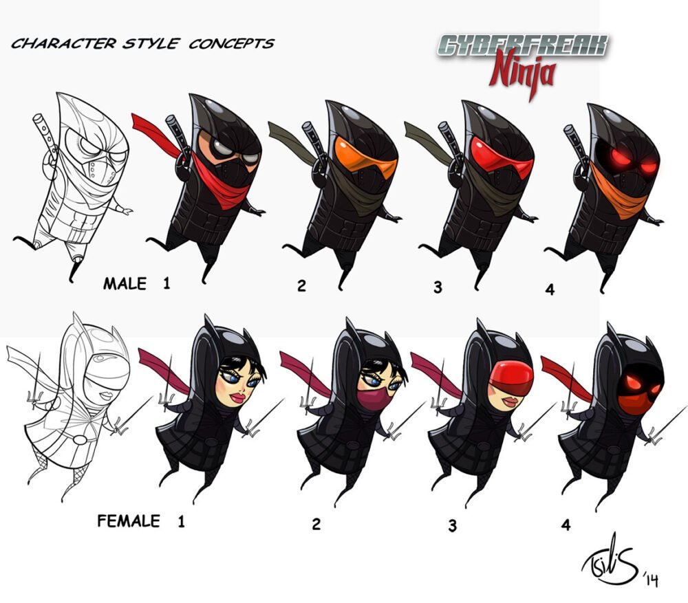 tsilis 2dgame character designs
