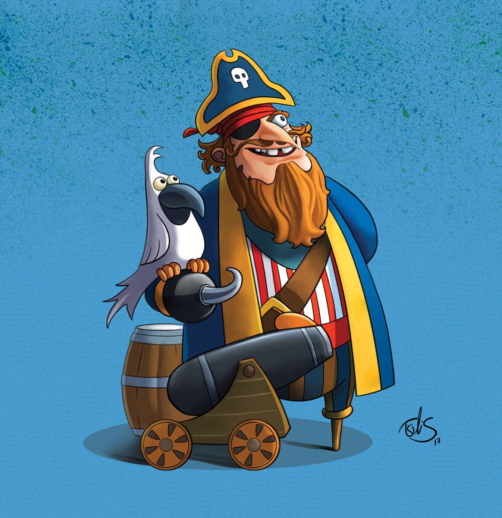 tsilis-cartoon-character-design-pirate