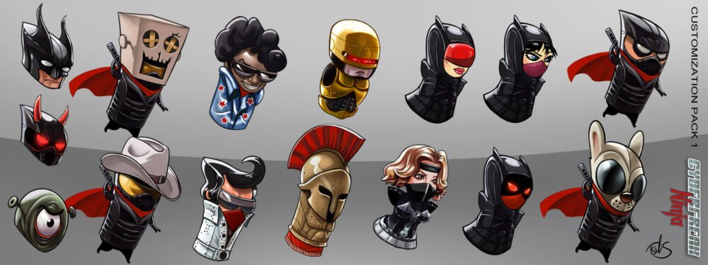 Thanos Tsilis CyberNinja extra costumes