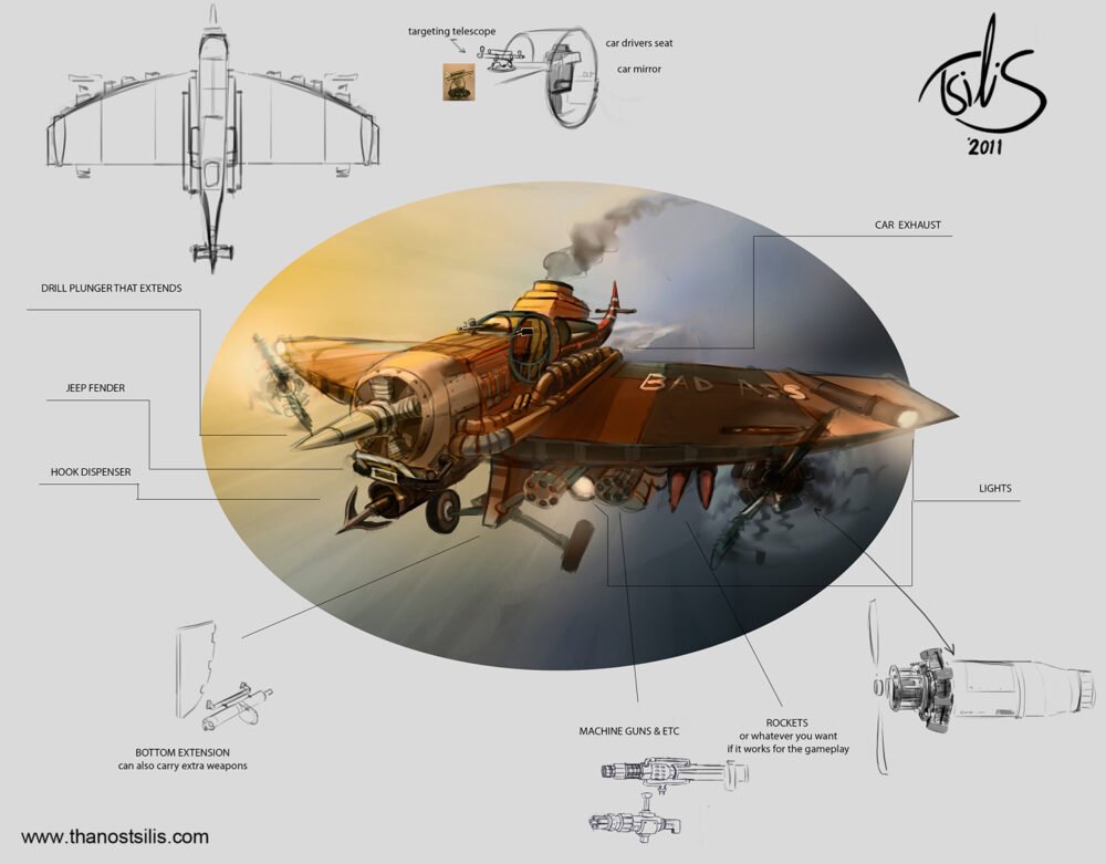 Thanos Tsilis Concept Art Scorpion Trail