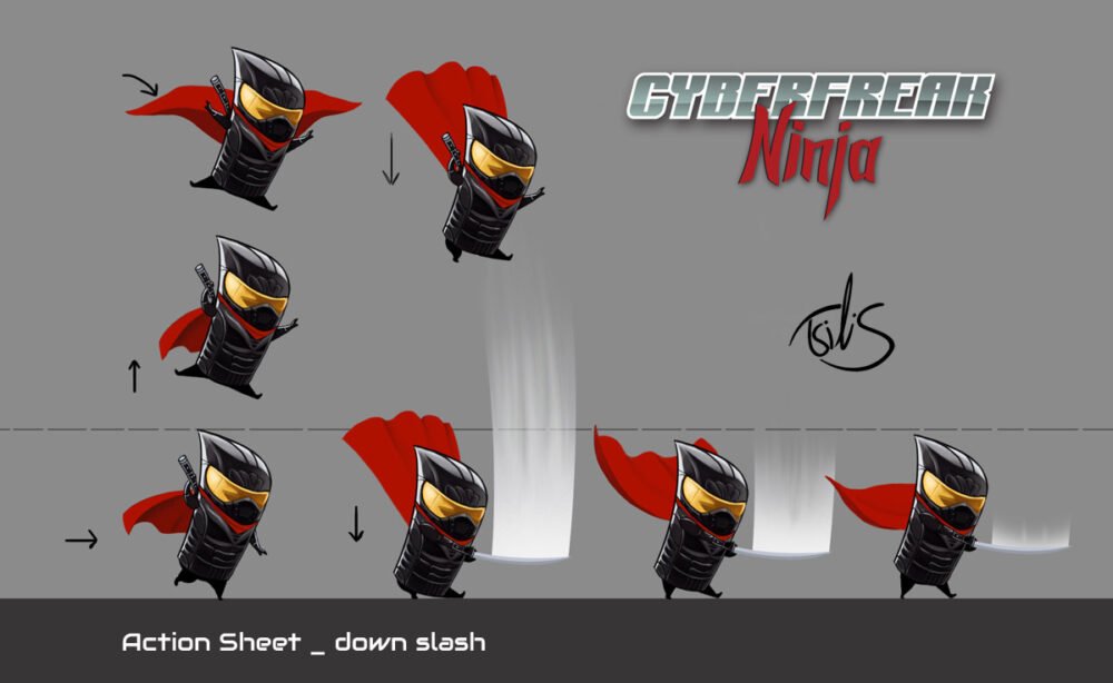 Thanos Tsilis Ninja Action Sheet