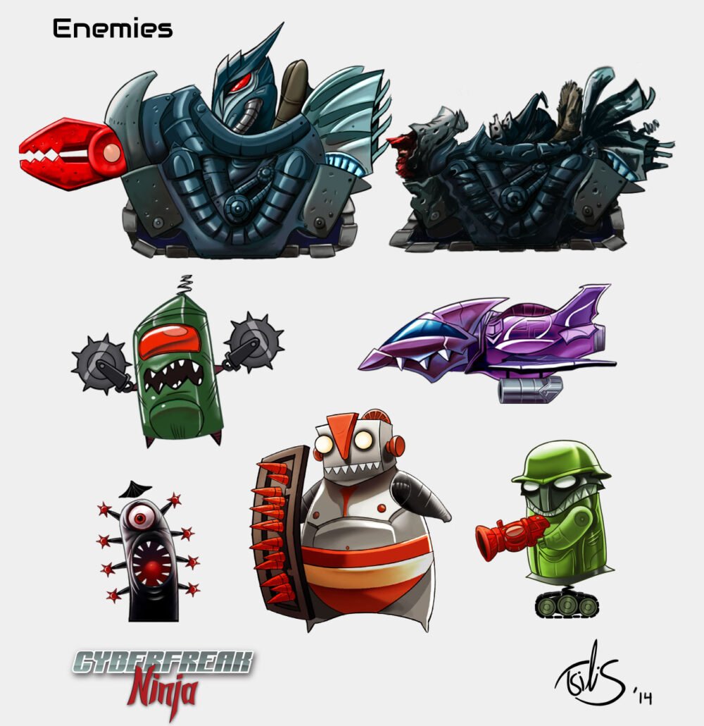 Thanos Tsilis cybeninja Enemies